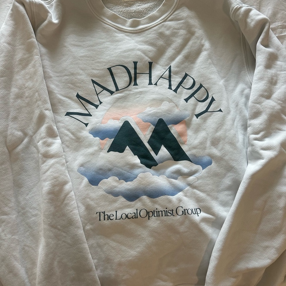 MADHAPPY cream sweatshirt
